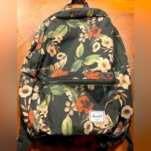 Super cute for spring Hershal floral backpack with signature lining. New